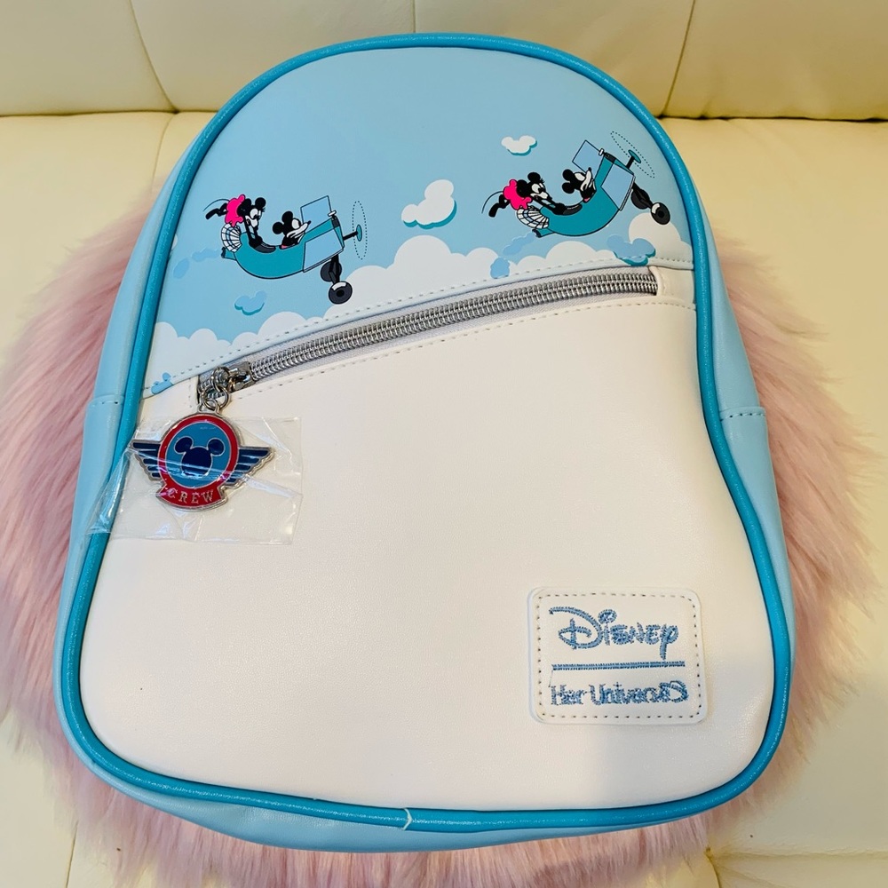 Disney Mickey Mouse Airplane Crazy Mini Backpack - Picture 13 of 14